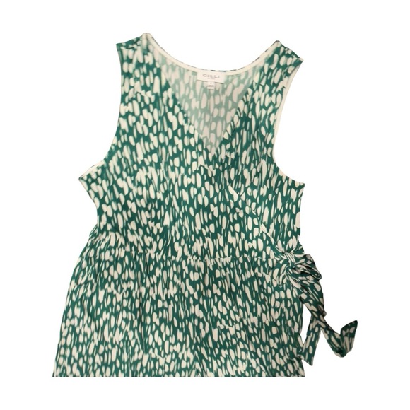 Gilli Green Abstract Wrap Jumpsuit – Medium - Picture 4 of 9